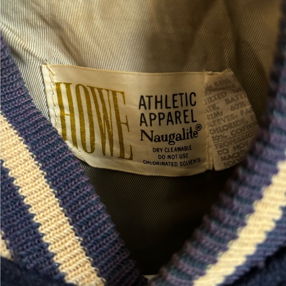 Vintage Navy Varsity Jacket - Picture 2 of 7